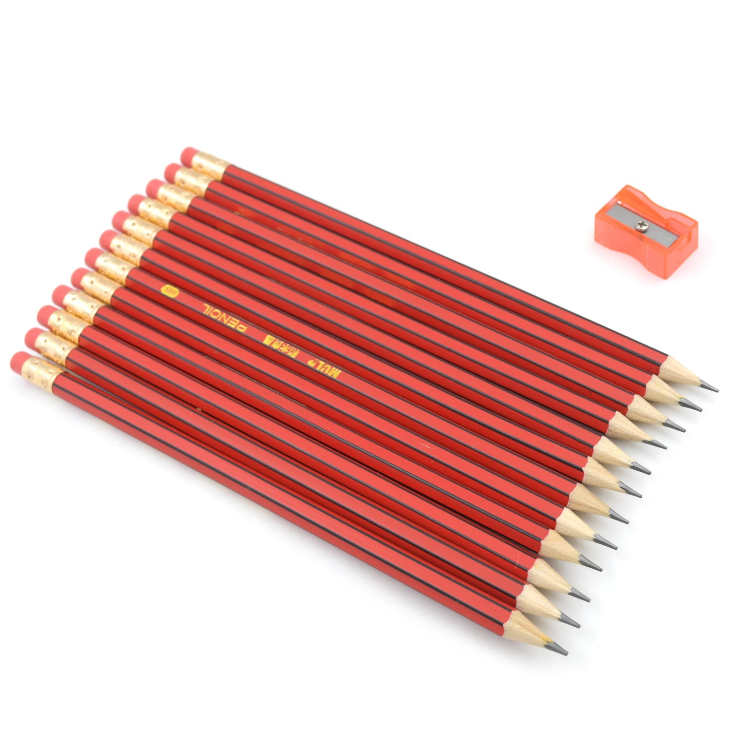 7788 Wooden Pencil Set Multi-Use Wooden Graphite Pencils for Art, School, Office & Gifting - Wood Pencil with Eraser, Sharpener (13 Pc Set) 7788 Wooden Pencil Set Multi-Use Wooden Graphite Pencils for Art, School, Office & Gifting - Wood Pencil with Eraser, Sharpener (13 Pc Set)